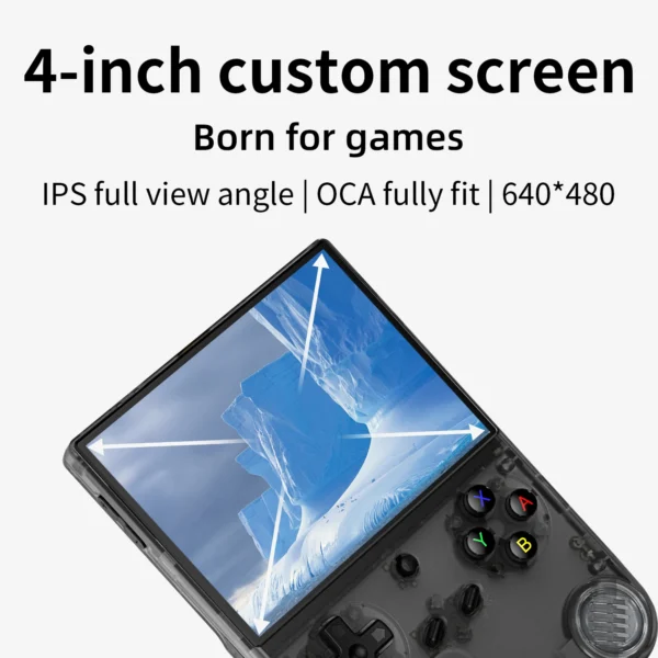 ANBERNIC RG40XXV Retro Handheld Spielekonsole 4" IPS RGB-Joystick WIFI HDMI E-Book Player