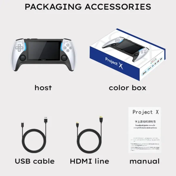 Project X Handheld Game Konsole Ps5 High-definition