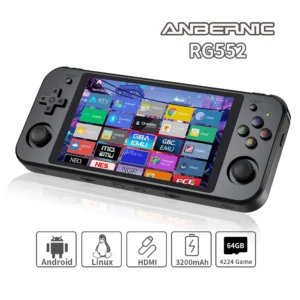 ANBERNIC RG552 Handheld-Konsole Android Linux - Retro-Gaming mit 4000 Spielen
