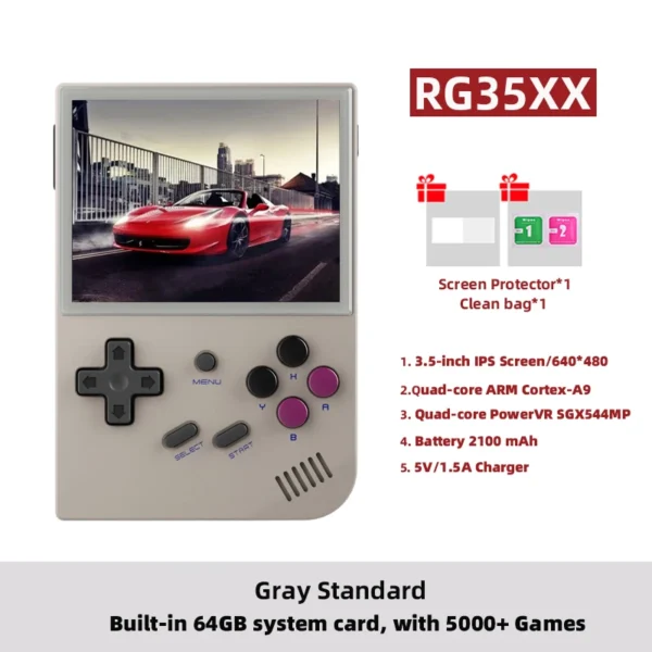 anbernic rg35xx plus retro handheld konsole 3,5" ips linux tv-ausgang gamer