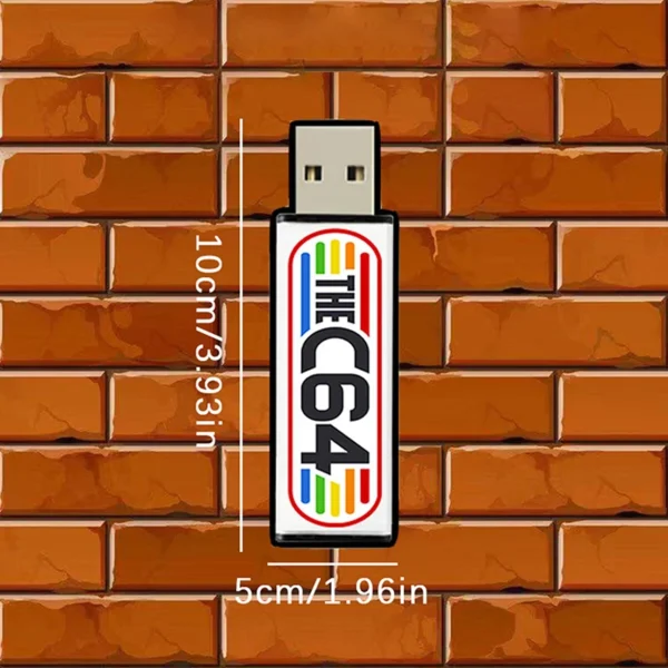 Videospielkonsole Plug & Play c64 mini USB Dongle mit 5370 Spielen