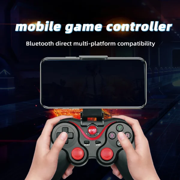 MG09/X3 Mobile Game Controller for Android, Wireless Key Mapping Joystick Gamepad for Call of Duty & PUBG Mobile & More