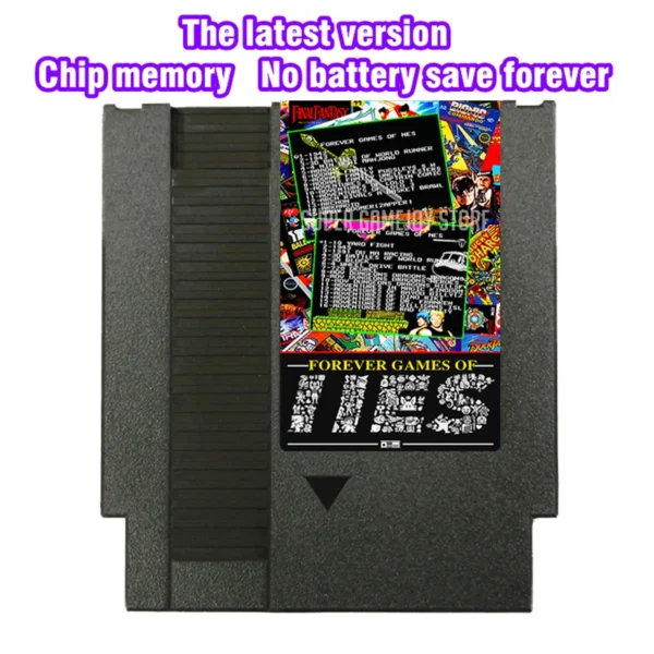 852 in 1 Spielkassette - 1024 MBit Flash, 852 Klassiker für NES Konsole