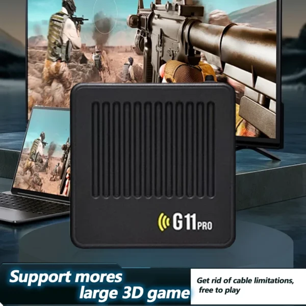 G11 Pro 4K HD Game Box - 128GB Retro Spiele Stick mit 40.000 Games & Wireless Controller