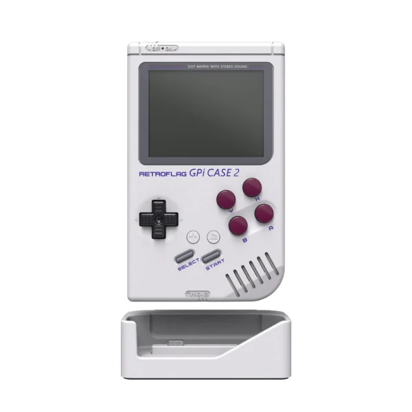 Retroflag GPi-Gehäuse 2 für Raspberry Pi CM4 - RetroPie-kompatibles Gehäuse mit Ladestation