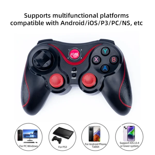 MG09/X3 Mobile Game Controller for Android, Wireless Key Mapping Joystick Gamepad for Call of Duty & PUBG Mobile & More