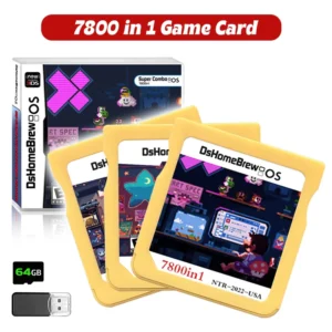 7800 in 1 Game Collection R4 3DS-Flash-Karte für NDSL NDSi Nintendo DS-Videospielkarte