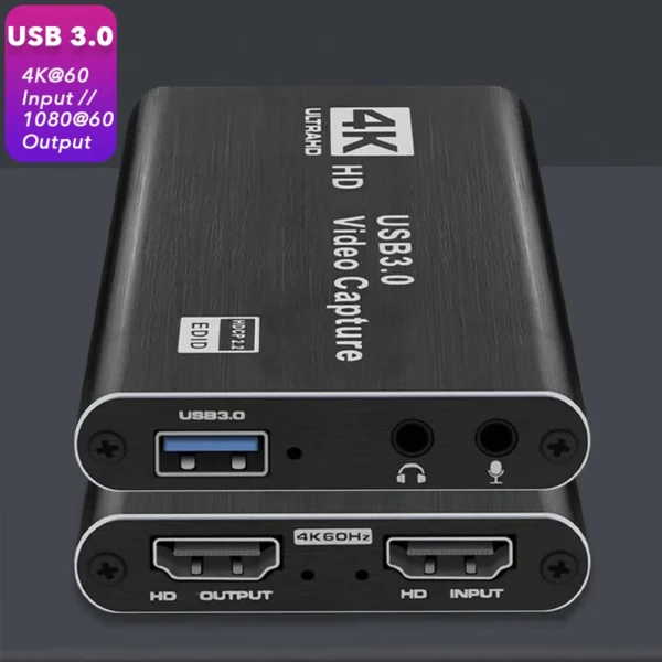 Video Capture Karte Switch – 4K USB 3.0 HDMI Recorder