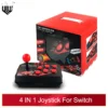 4-in-1 Retro Arcade Joystick Controller USB - Fighting Stick für PS3, Switch, PC & Android