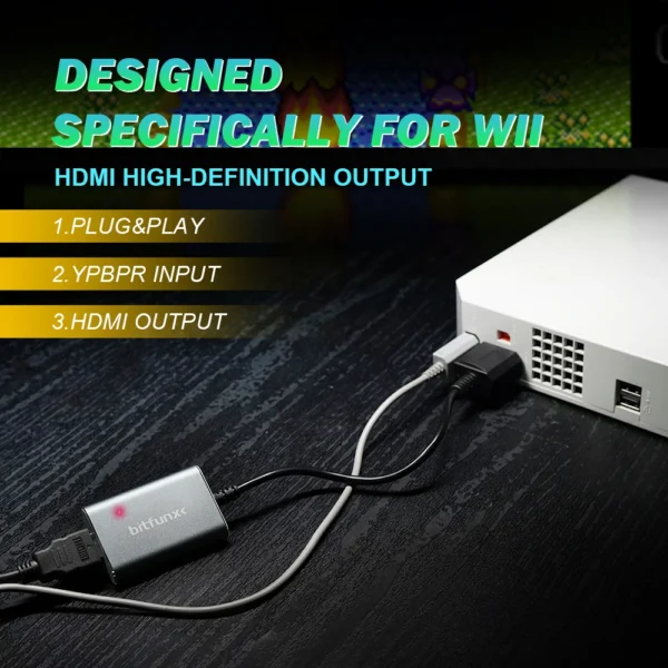 HDMI-Adapter für Nintendo Wii – MyGameBox