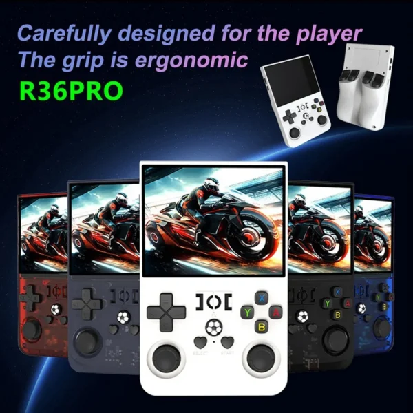 R36PRO Handheld Retro Spielekonsole 128GB - 30+ Emulatoren