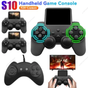 S10 Handheld Spielekonsole - 520 Klassiker, tragbarer Retro Game Player mit Akku