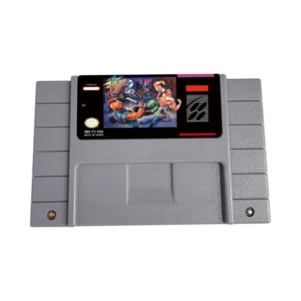FINAL FIGHT 2 – USA-Version, 16-Bit-Spielkassette für Nintendo SNES-Spielekonsole – Englisch