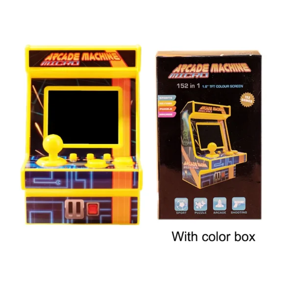 toys pocket game console child gift portable mini arcade handheld game player 1.8 inch 152 retro games for kid