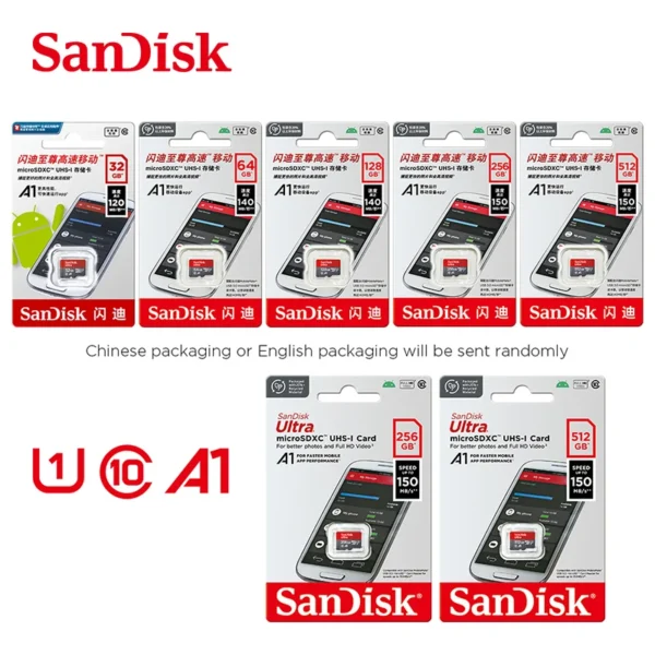 Sandisk SD-Karte – Hochleistungs Sandisk Ultra Micro TF SD-Karte bei MyGamebox