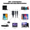 Gaming Headset Gamer 7.1 Surround Sound USB 3.5mm Wired RGB Light Game Headphones with Microphone for Tablet PC Xbox One 360