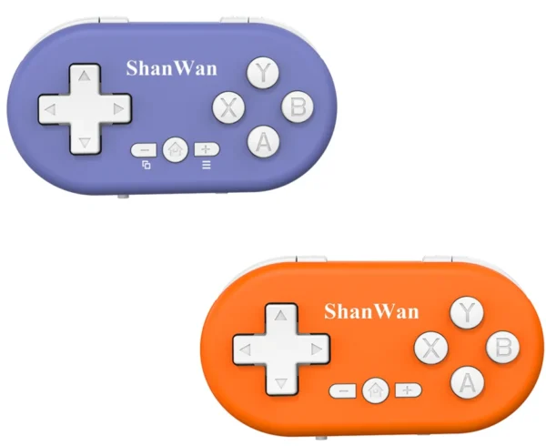 Kf-Sbfe196886A684Fcfb3Cef646C3087A53X shanwan: mini controller di gioco Bluetooth leggero, portatile, multipiattaforma, con connettività wireless