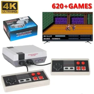 Tragbare NES Mini Retro Spielkonsole mit 620 Spielen