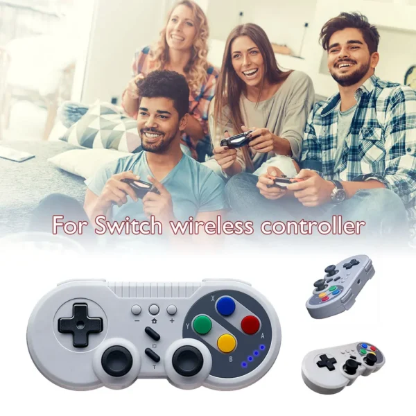 5-1PCS for Nintendo Switch Gamepad Wireless Game Controller Retro Game Console Mini Video Game Player Gamepad Controller for PC
