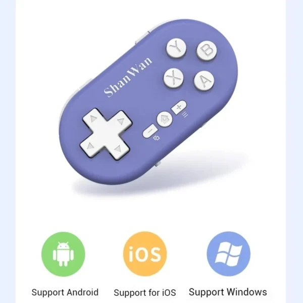 ShanWan lightweight mini wireless Bluetooth collectible game controller portable multi platform wireless connectivity