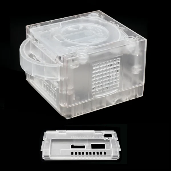 bitfunx GameCube case NGC replacement shell transparent cover for GameCube NGC GC games console