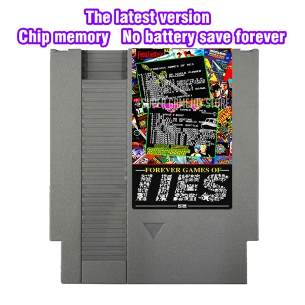 852 in 1 Spielkassette - 1024 MBit Flash, 852 Klassiker für NES Konsole