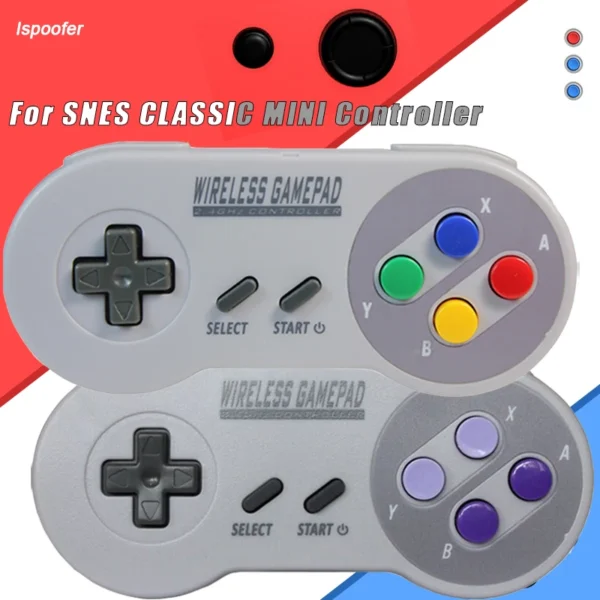Super Nintendo NES & SNES Classic Mini Wireless Konsole Controller Joystick Gamepad