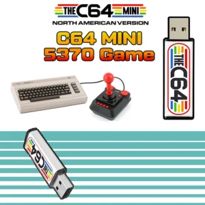 Videospielkonsole Plug & Play c64 mini USB Dongle mit 5370 Spielen