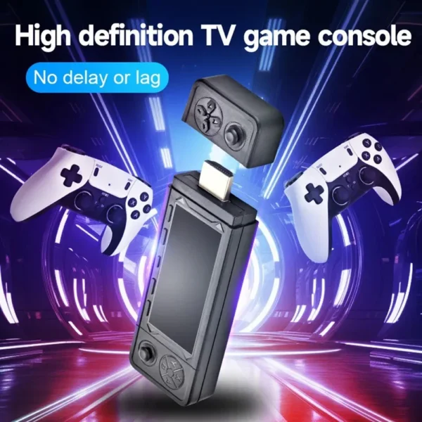 X9 PRO Retro Game Stick Video Game Console 4K TV HD 50000 Games 50+ Emulators For PS1/PSP/SFC/N64 Dual 2.4G Wireless Controller