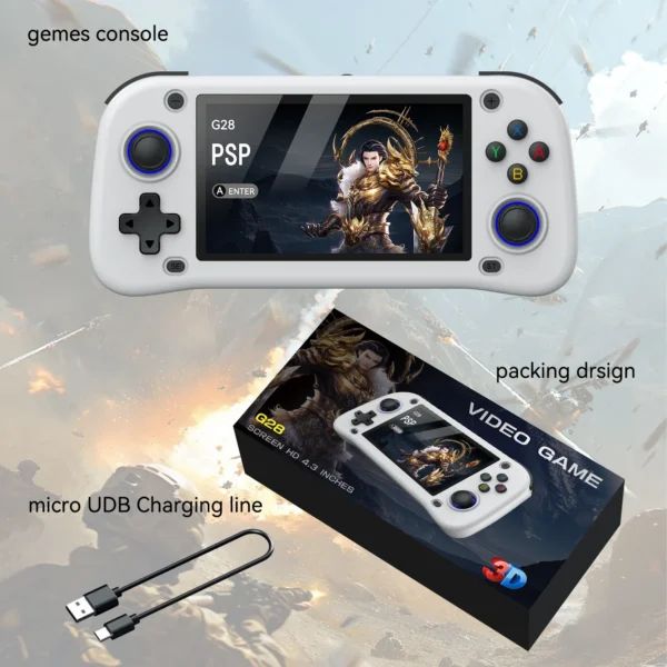 G28 handheld game konsole retro nostalgic open source handheld PSP