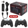 X2 Plus 4K Retro Spielkonsole 128GB - 40.000+ Spiele, 50 Emulatoren, Wireless Controller für PS1/N64/DC, HD TV Stick