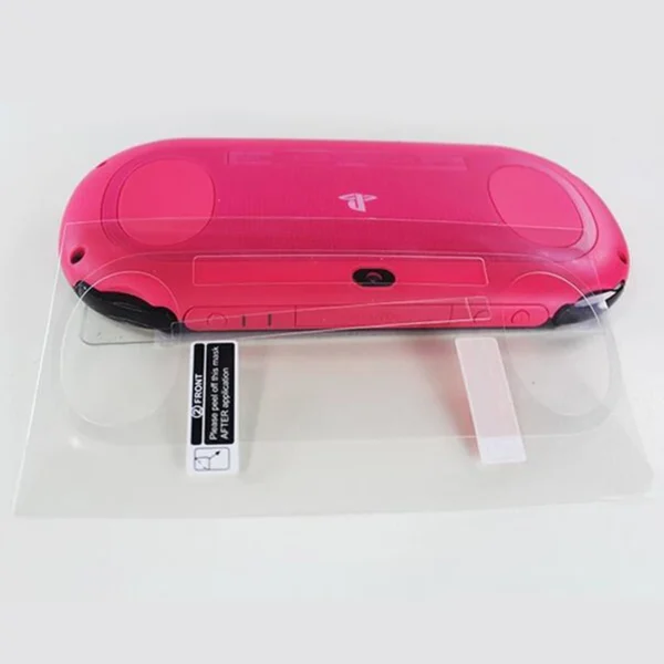 Klare Displayschutzfolie aus gehärtetem Glas vorne + hinten, Schutzfolie für Sony PlayStation Psvita PS Vita PSV 2000 Slim