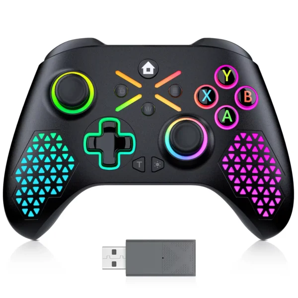 drahtloses gamepad für xbox one, xbox series s, xbox series x-konsole win 7 8 10 dual-vibra mit sechs achsen-gyroskop-game-controller