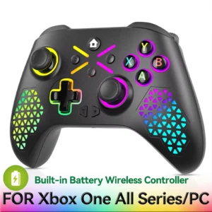 Drahtloses Gamepad für Xbox One, Xbox Series S, Xbox Series X-Konsole Win 7 8 10 Dual-Vibra mit sechs Achsen-Gyroskop-Game-Controller