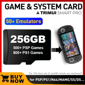 Spielkarte für Trimui Smart Pro Spielkonsole TF-Karte 30000 Spiele 50+ Emulatoren für PSP/PS1/MAME/SS Memory Game Card für Trimui