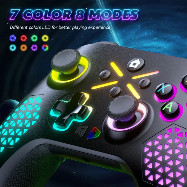 Drahtloses Gamepad für Xbox One, Xbox Series S, Xbox Series X-Konsole Win 7 8 10 Dual-Vibra mit sechs Achsen-Gyroskop-Game-Controller