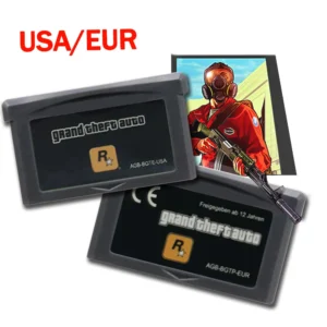GBA Game Cartridge 32-Bit-Videospielkonsolenkarte Grand Theft Auto Advance