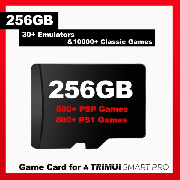 Spielkarte für Trimui Smart Pro Spielkonsole TF-Karte 30000 Spiele 50+ Emulatoren für PSP/PS1/MAME/SS Memory Game Card für Trimui