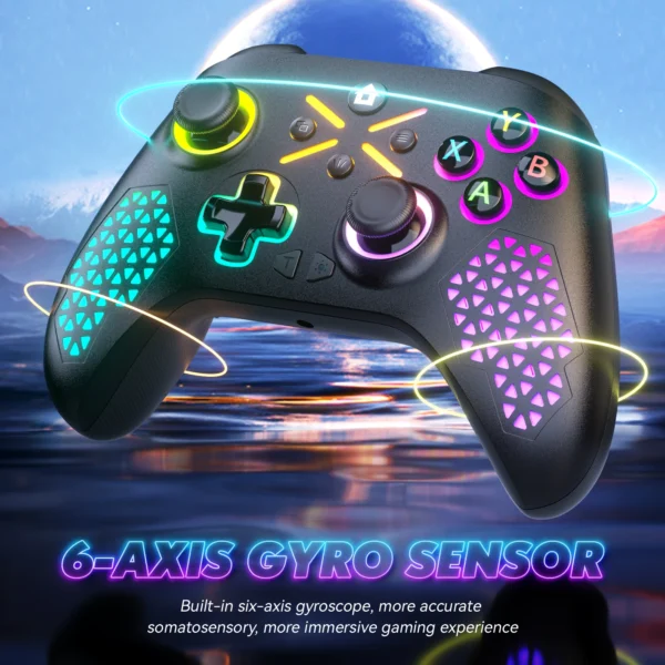 Drahtloses Gamepad für Xbox One, Xbox Series S, Xbox Series X-Konsole Win 7 8 10 Dual-Vibra mit sechs Achsen-Gyroskop-Game-Controller