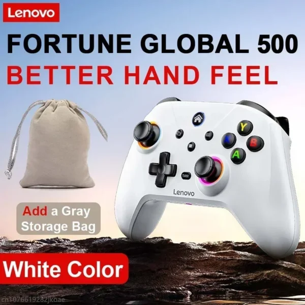 lenovo s02 drahtloser gamepad kontroller für nintendo switch, pc, android tv, ios  inkl. sechs achsen joysticks und dual vibration