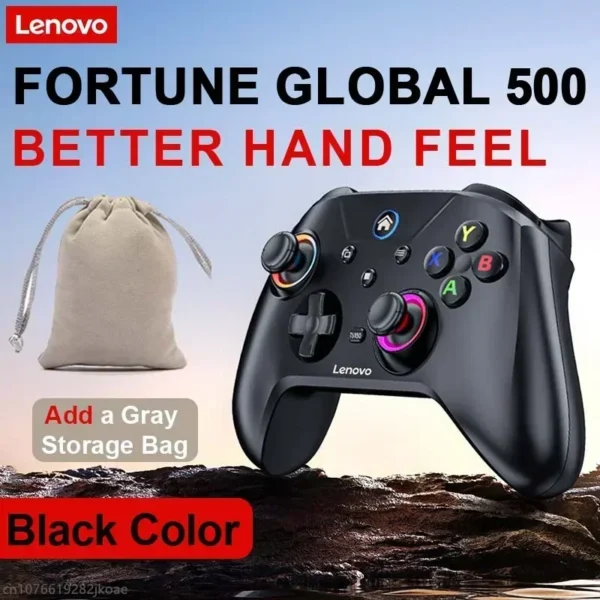 lenovo s02 drahtloser gamepad kontroller für nintendo switch, pc, android tv, ios  inkl. sechs achsen joysticks und dual vibration
