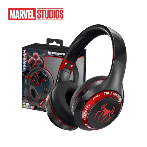 Marvel Spider Man Bluetooth Eagles Over Ear Gaming Headset - Faltbare Drahtlose Kopfhörer mit excellenter Geräuschunterdrückung