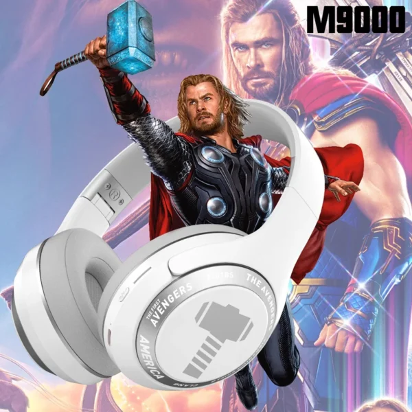 Marvel Spider Man Bluetooth Eagles Over Ear Gaming Headset - Faltbare Drahtlose Kopfhörer mit excellenter Geräuschunterdrückung