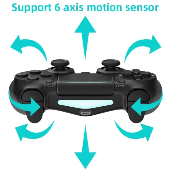 DATA FROG Bluetooth Spiel Controller für PS4/Slim/Pro, PC, IOS/Android