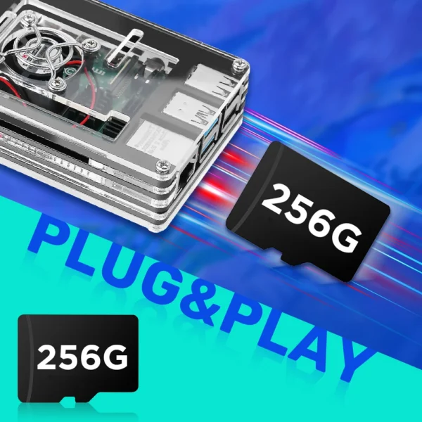 Speicherkarte für Raspberry Pi4 Model B mit über 90000+ Retrospielen und Batocera OS