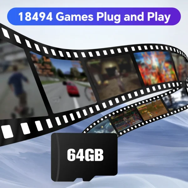 kf-Scf6ba277165f444482d2ee506c7dd043p 64Gb Game Card für R36S Handheld Spielekonsole mit 18494 Games inkl. PS1/PSP/SS/DC/N64/NES/SNES/NDS 20+Emulators