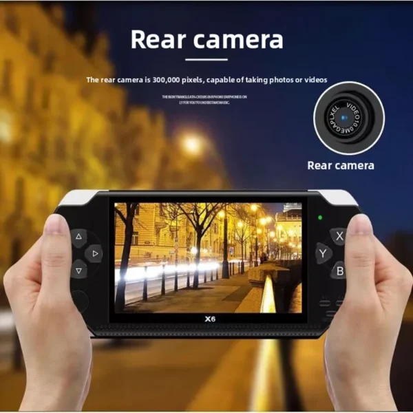 PSP 3000 X6 Gaming Konsole inkl. 12 Emulatoren und mit 10000 Retro Arcade-Spielen