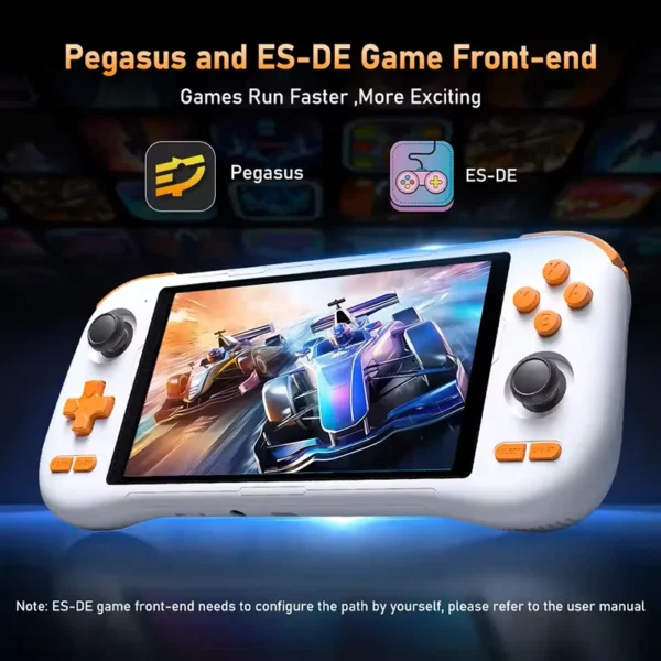 K56 Tragbare Spielekonsole 5,5-Zoll-Touchscreen inkl. 50 Emulatoren 27.000 PS1/PSP/DC/SS Spiele und Android 14