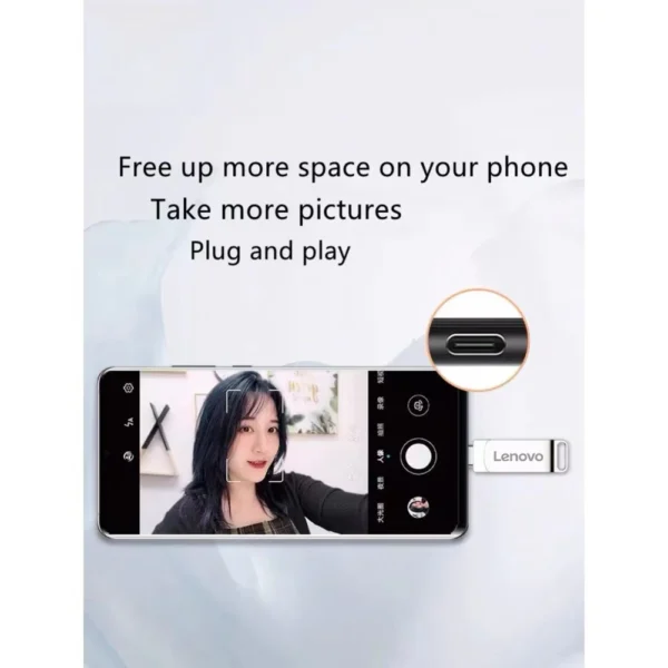 Lenovo 64 TB - 2 TB Metall-USB-Stick Secure Speed USB 3.0-Flash-Laufwerk