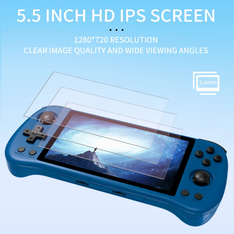 POWKIDDY X55 Handheld Spielekonsole Open Source Retro Konsole